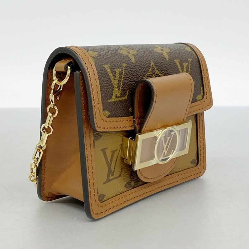 路易威登 Monogram Reverse Pico Dauphine 女士肩背包 M82749 棕色-1