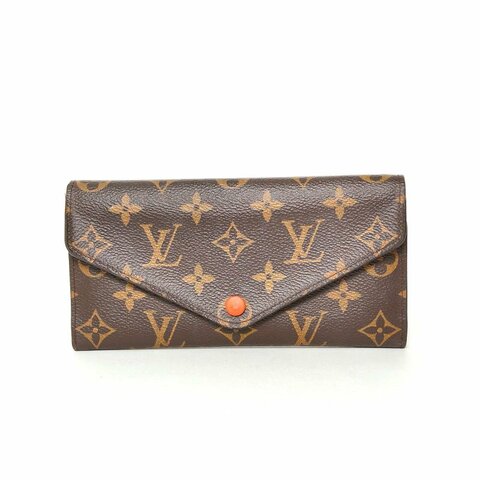 LOUIS VUITTON 老花PVC2015豆豆長款錢包二合一肩背包