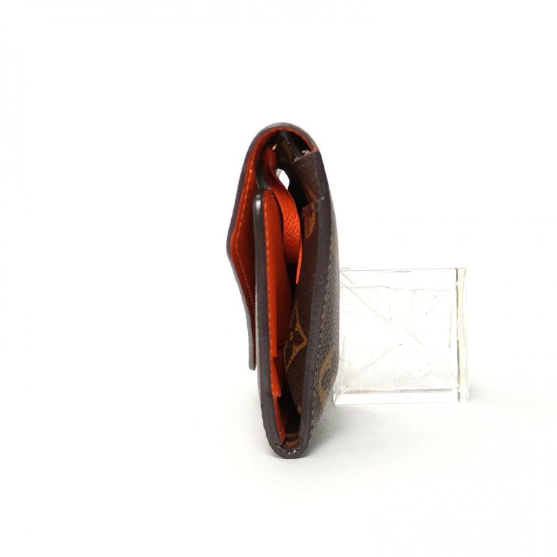 LOUIS VUITTON 老花PVC2015豆豆長款錢包二合一肩背包-3