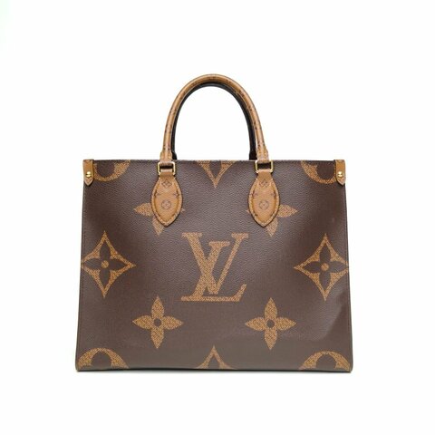 LOUIS VUITTON Onthego中號35老花PVC2020肩背包