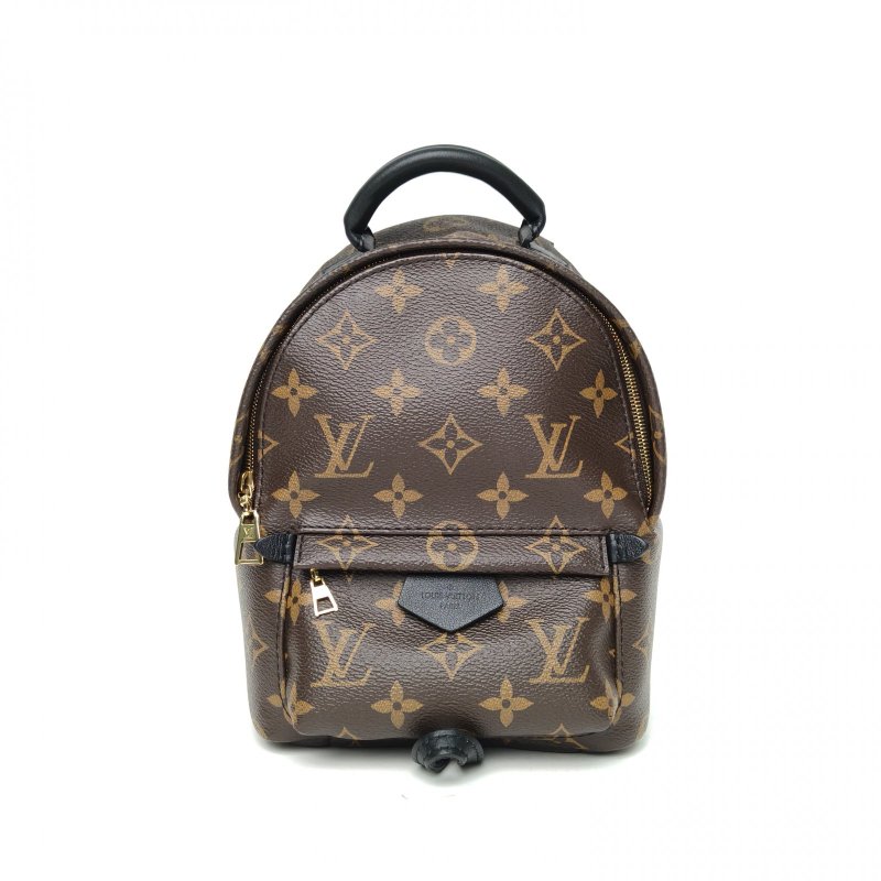 LOUIS VUITTON PalmSprings小書包Mini17老花PVC2016肩背包-0