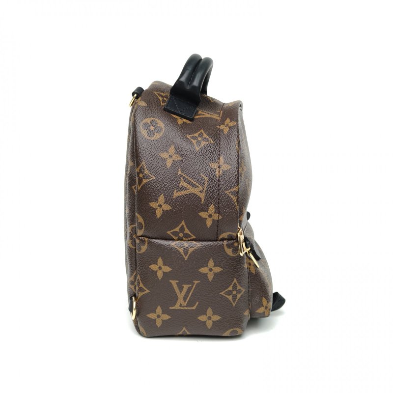 LOUIS VUITTON PalmSprings小書包Mini17老花PVC2016肩背包-3