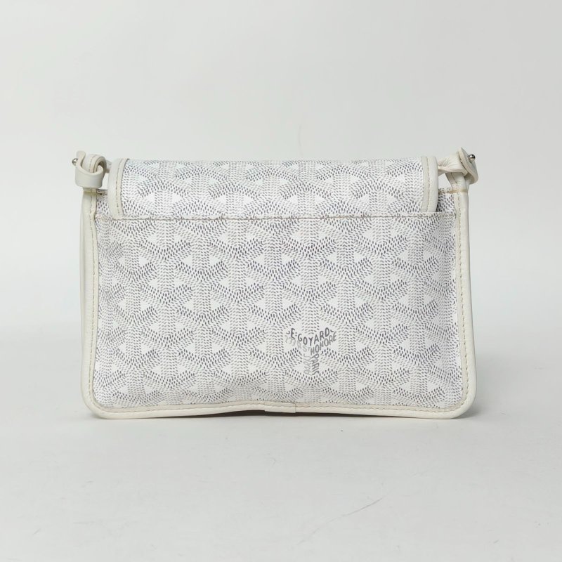 GOYARD PLUMET三層WOC白色PVC肩背包-2