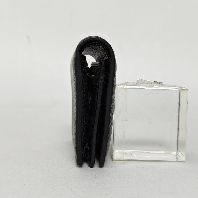 GUCCI 黑色牛皮小蜜蜂卡包肩背包-3