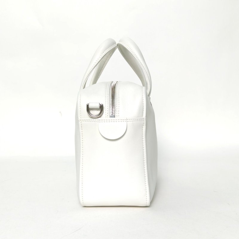 BALENCIAGA 白色牛皮方塊包手拎包肩背包-1