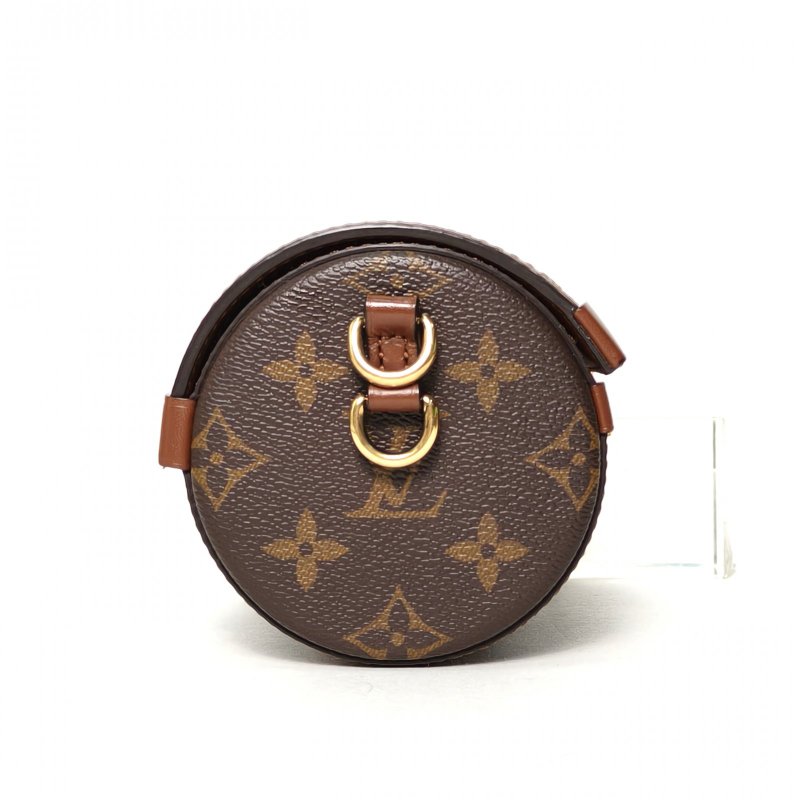 LOUIS VUITTON PAPILLON巴比龍TRUNK鏈條圓桶包老花PVC晶片肩背包-3