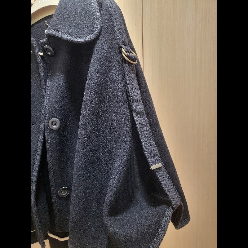 chloe'黑包 36號斗逢式外套-5