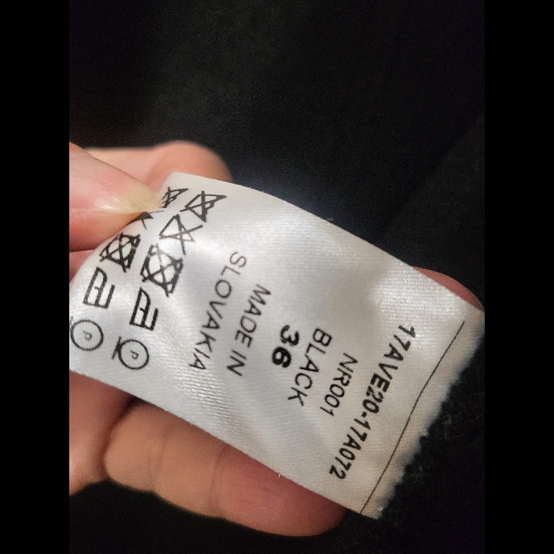 chloe'黑包 36號斗逢式外套-8