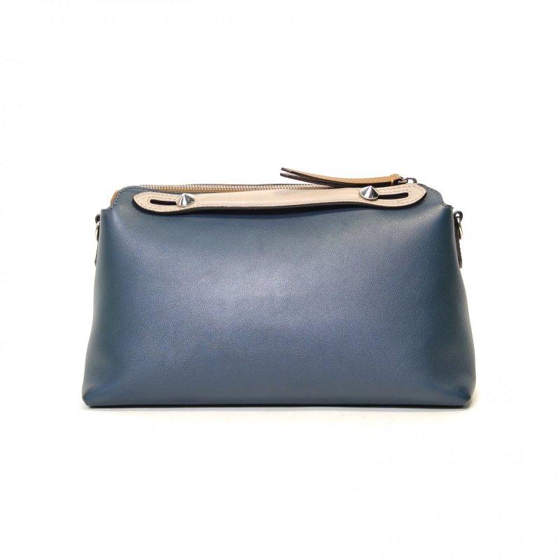 FENDI BYTHEWAY中號拼色牛皮肩背包-2