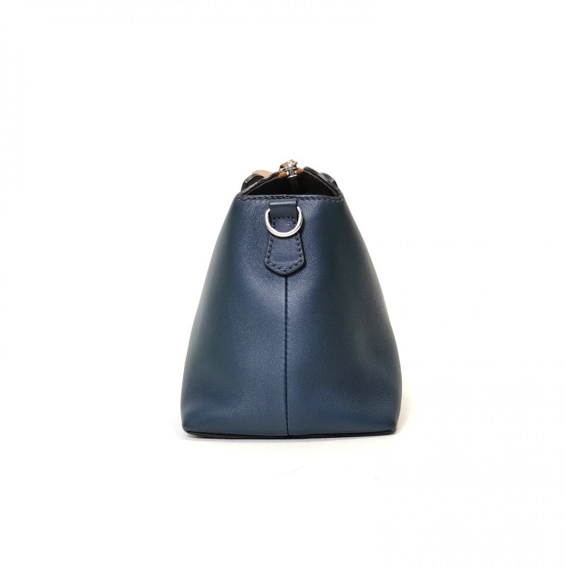 FENDI BYTHEWAY中號拼色牛皮肩背包-3