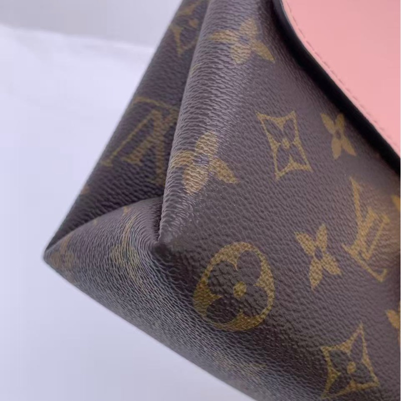 二手路易威登 Lv Locky BB粉色鎖頭包-16