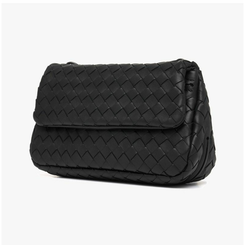 BOTTEGA VENETA 迷你鏈 Intrecciato 納帕斜背包-4