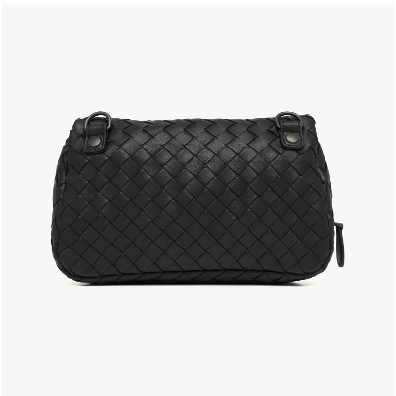 BOTTEGA VENETA 迷你鏈 Intrecciato 納帕斜背包-5