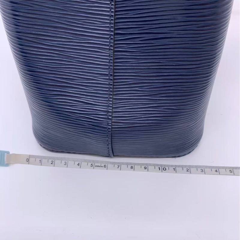 二手LV NEONOE bb 藍色拼黃色 水波紋水桶，尺寸：20x13x20-17
