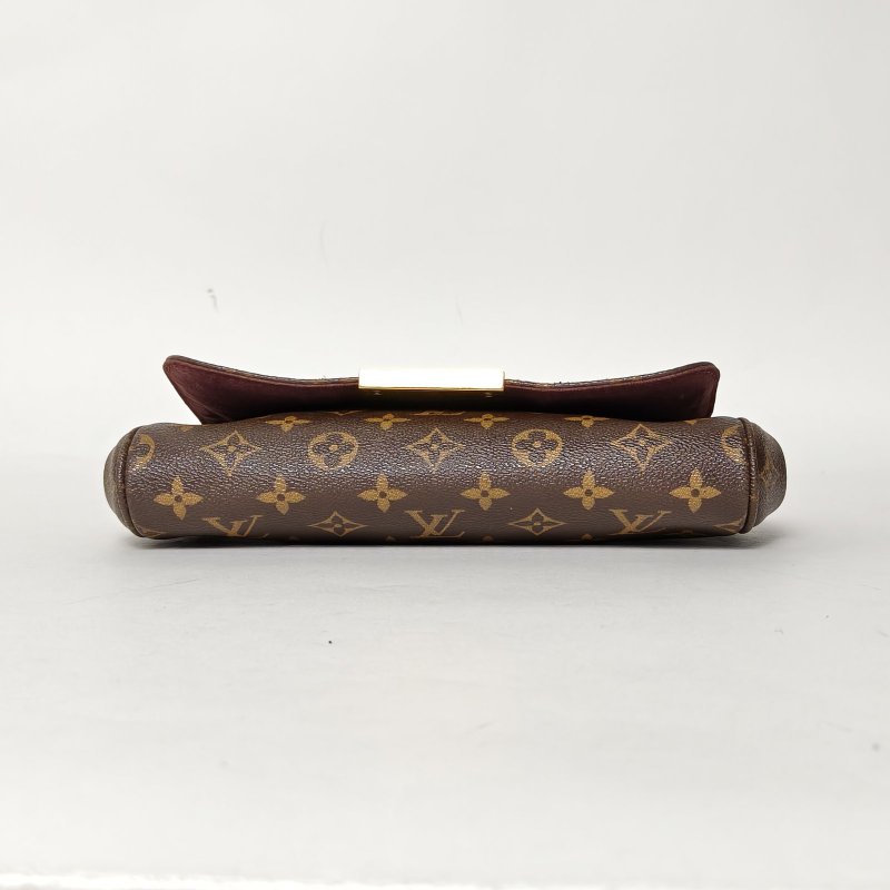 LOUIS VUITTON Favorite大號28老花PVC2013肩背包-4