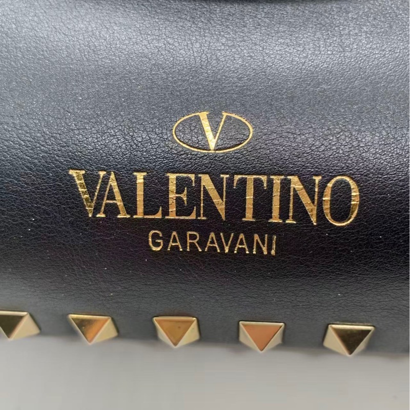 二手Valentino 華倫天奴 Rockstud  鉚釘購物袋，配件肩帶-16