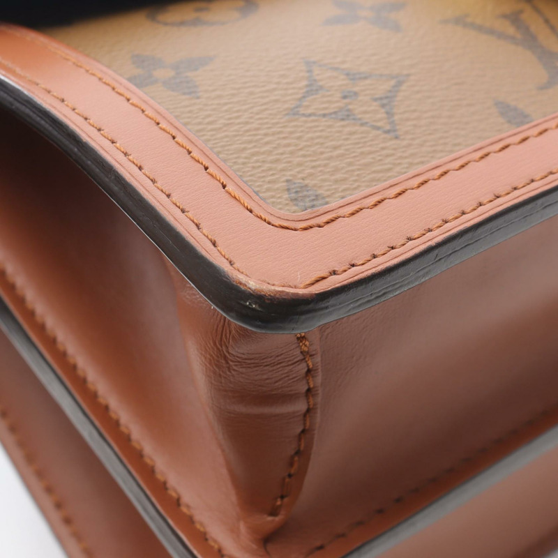 路易威登 Dauphine MM 肩背包 M45958 Monogram Reverse 二手女款 LV-6