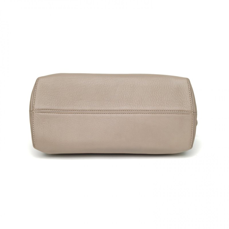 FENDI BYTHEWAY中號灰色牛皮肩背包-4