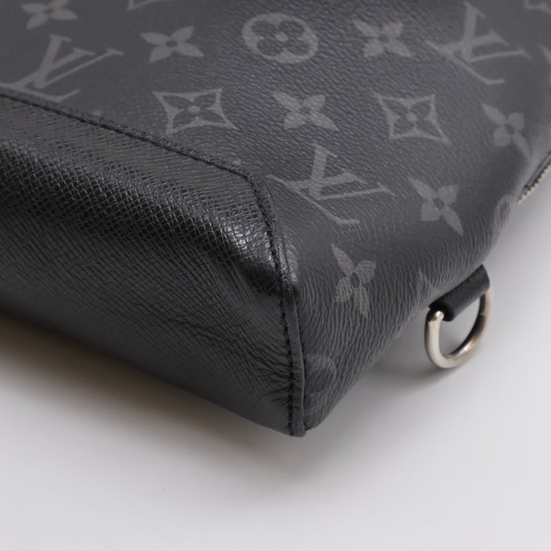 LOUIS VUITTON Duo斜背包 - 灰老花-9