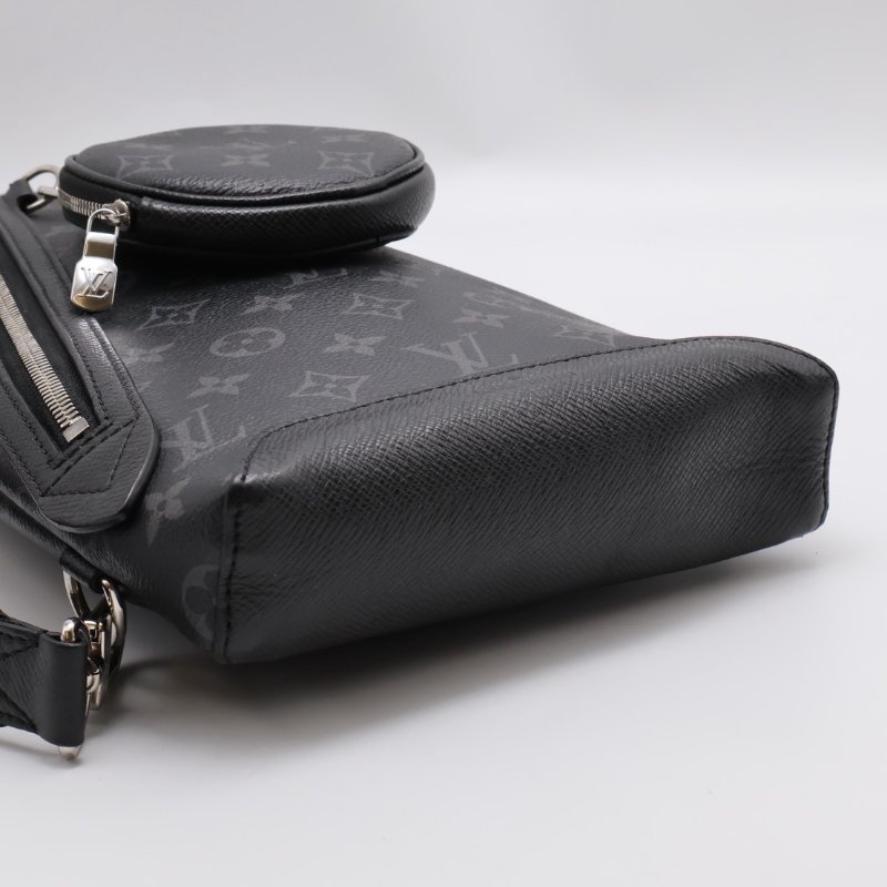 LOUIS VUITTON Duo斜背包 - 灰老花-10