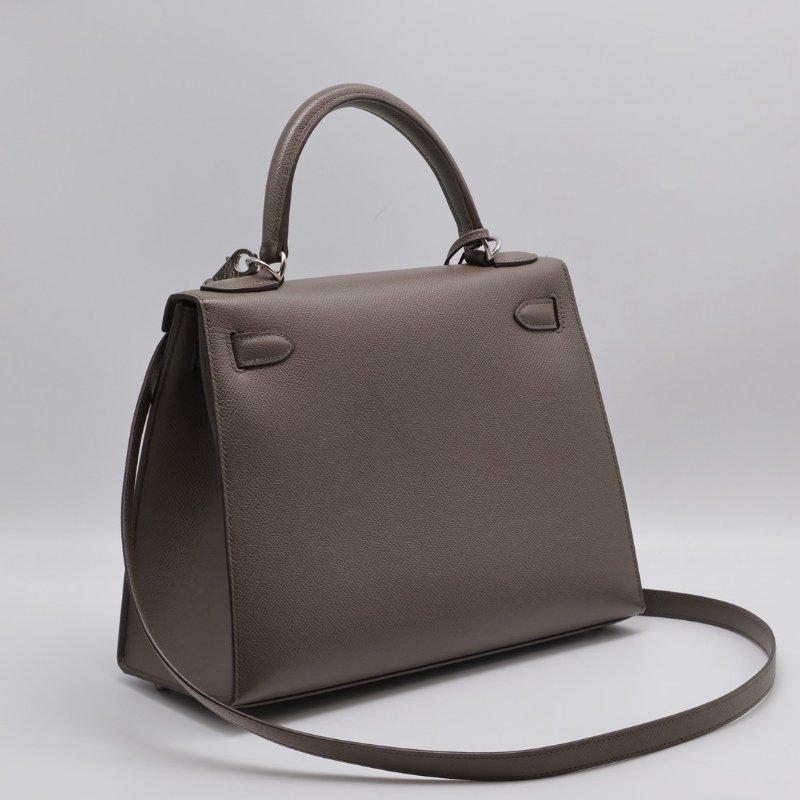 HERMES Kelly 28 - 錫器灰銀 D-1