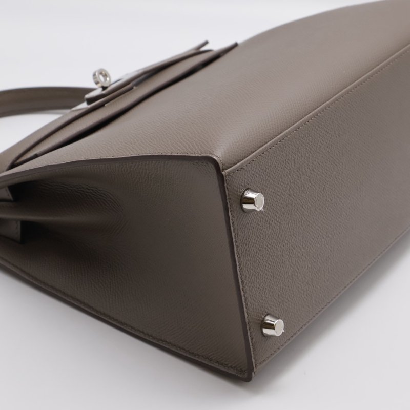 HERMES Kelly 28 - 錫器灰銀 D-4