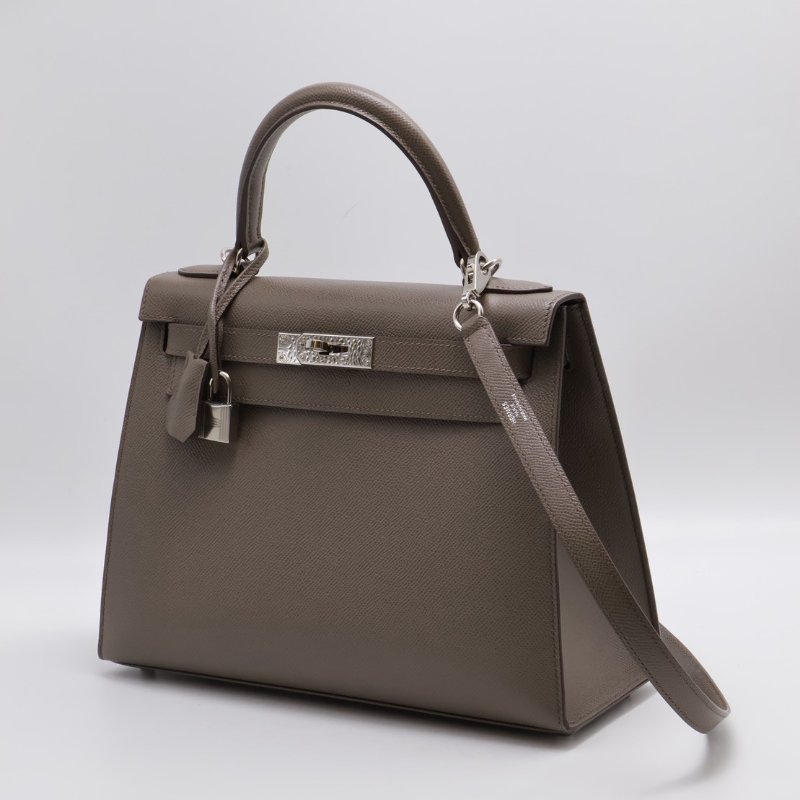 HERMES Kelly 28 - 錫器灰銀 D-8