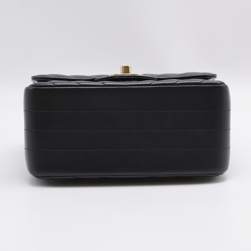 CHANEL V紋口蓋方胖子 17 - 黑金29開-5