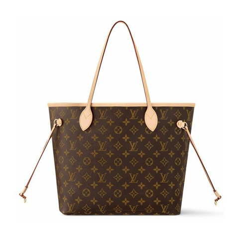 LOUIS VUITTON Neverfull MM 手袋/肩背包 米色 M46975