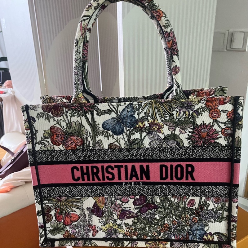 【99%新✨有塵袋】 Dior Book Tote 托特包動物園刺繡 中號-0