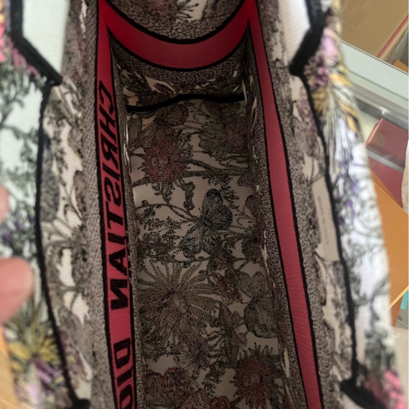 【99%新✨有塵袋】 Dior Book Tote 托特包動物園刺繡 中號-4