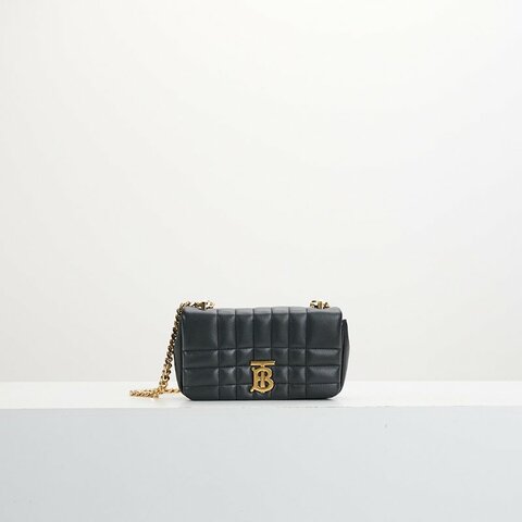 二手Burberry TB Lola mini 黑金