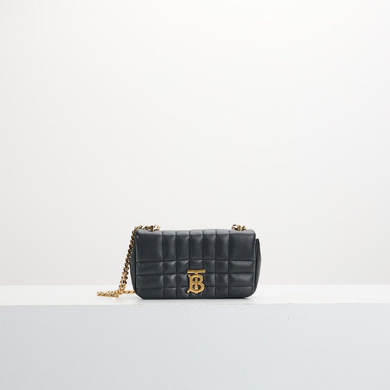 二手Burberry TB Lola mini 黑金-0