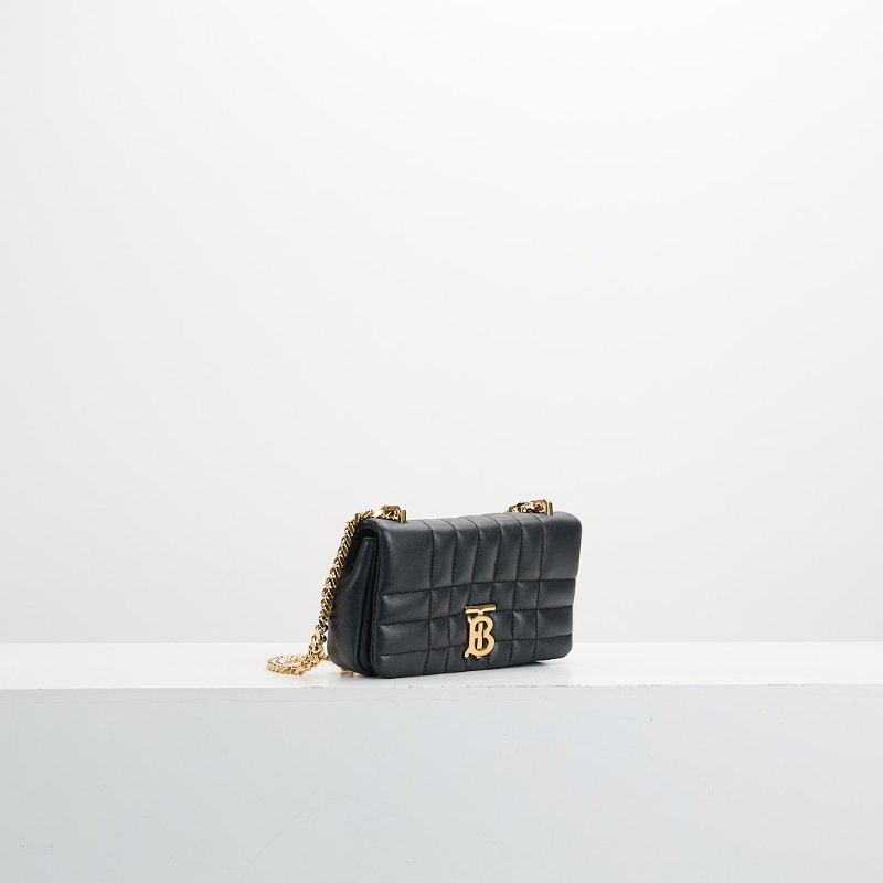 二手Burberry TB Lola mini 黑金-1