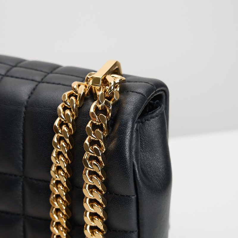 二手Burberry TB Lola mini 黑金-10