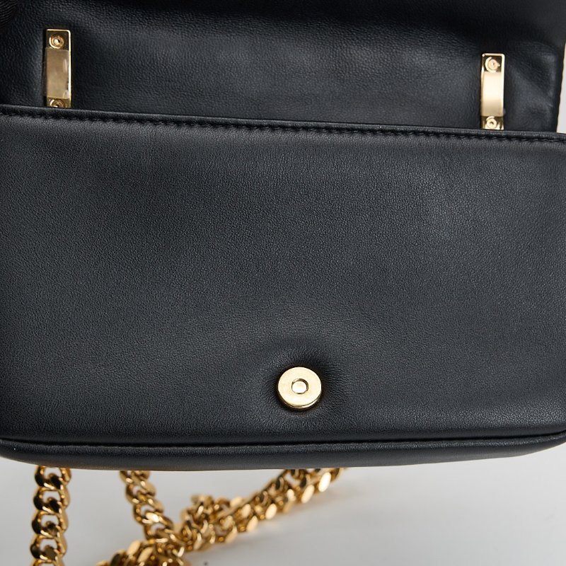 二手Burberry TB Lola mini 黑金-19