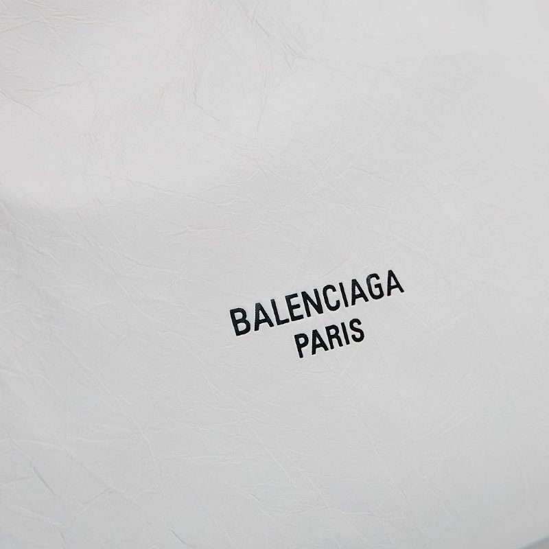 二手Balenciaga crush 小號垃圾袋/白色-15
