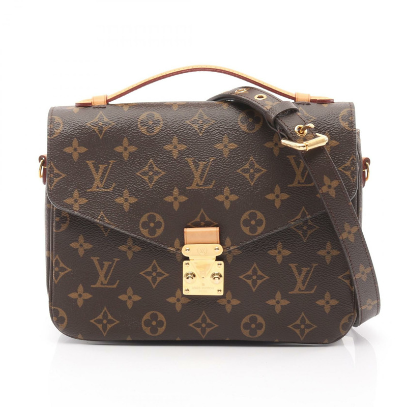 路易威登 Pochette Metis MM 單肩手提包 M44875 Monogram 帆布 二手 LV-0