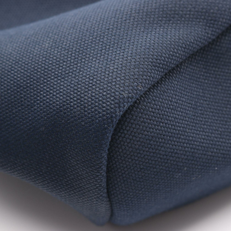 愛馬仕 Herbag Zip PM Le Tourne 單肩手提包，帆布皮革，海軍藍，二手 Z-6