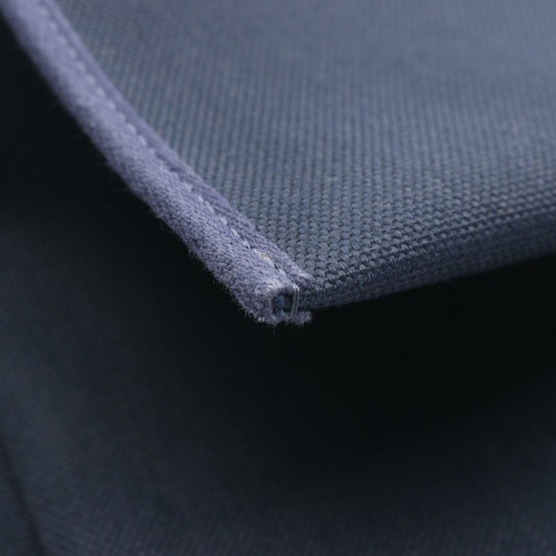 愛馬仕 Herbag Zip PM Le Tourne 單肩手提包，帆布皮革，海軍藍，二手 Z-7