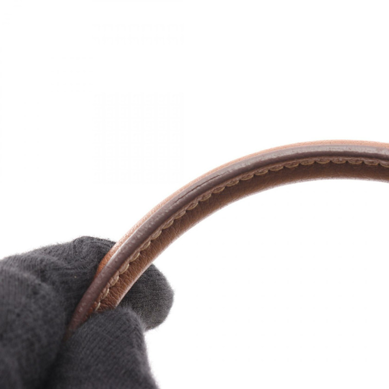 愛馬仕花園派對TPM托特包，軍用綠色帆布，Negonda皮革，米色，二手-10