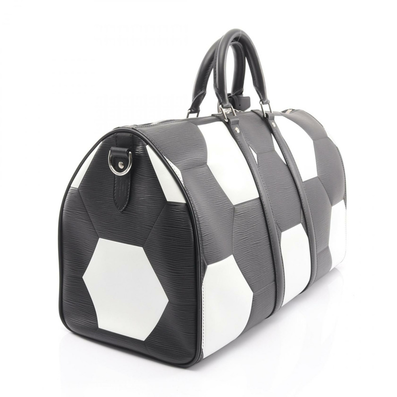 路易威登 Keepall Bandouliere 50 肩手提包 M52187 Epi 皮革 黑色-1