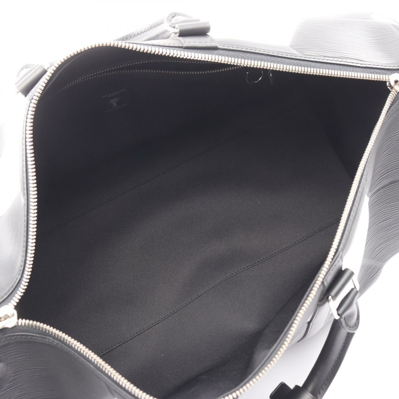 路易威登 Keepall Bandouliere 50 肩手提包 M52187 Epi 皮革 黑色-2