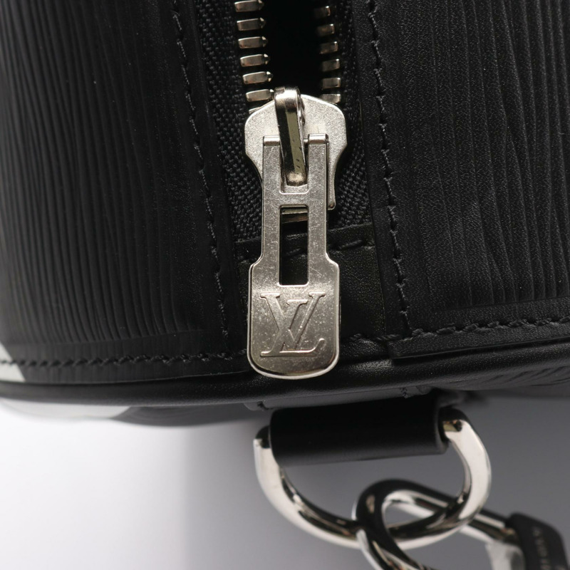 路易威登 Keepall Bandouliere 50 肩手提包 M52187 Epi 皮革 黑色-10