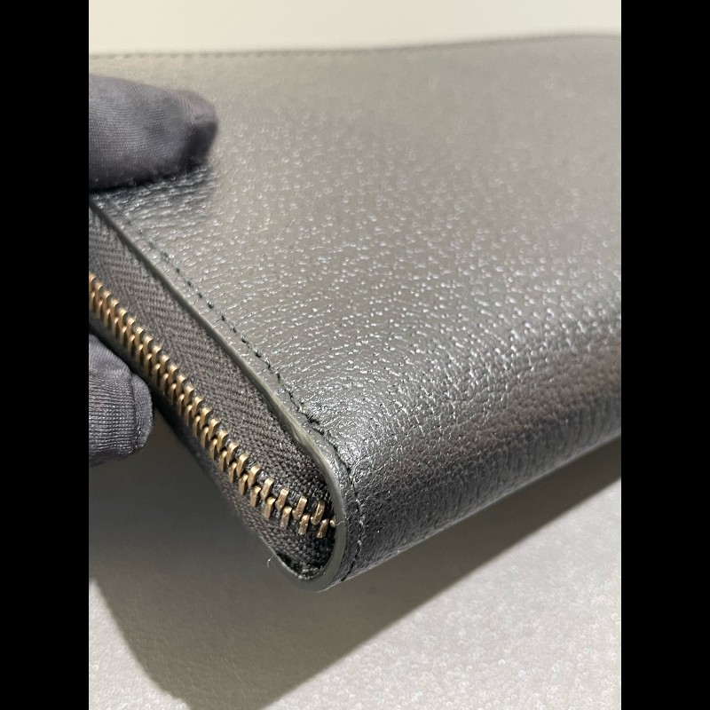 GUCCI 全皮拉鍊款長夾-10