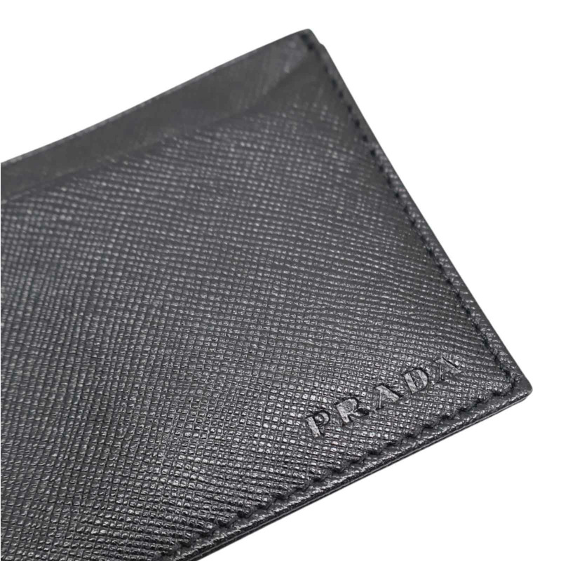 黑色牛皮 名片夾【PRADA 普拉達】-7
