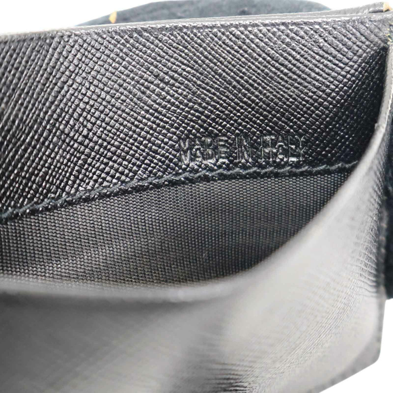 黑色牛皮 名片夾【PRADA 普拉達】-8