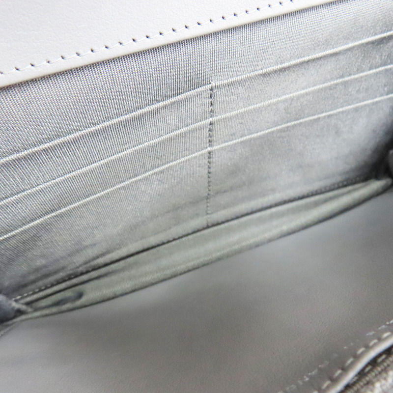 灰色 牛皮 Boy WOC 鏈帶肩背包 銀釦 (無卡)【CHANEL 香奈兒】 AP1117-4