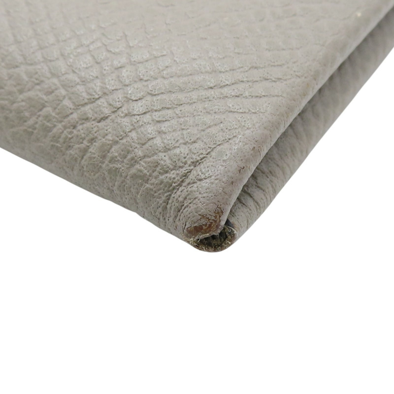 瀝青灰色 Evercolor牛皮 Calvi Duo 卡夾 名片夾 D刻【HERMES 愛馬仕】-12