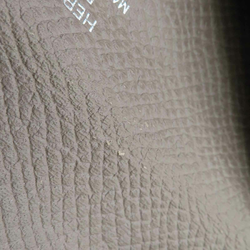 瀝青灰色 Evercolor牛皮 Calvi Duo 卡夾 名片夾 D刻【HERMES 愛馬仕】-13